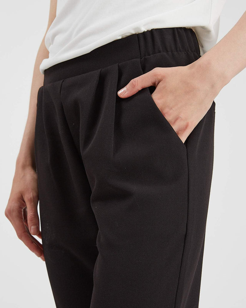 Pantalon noir taille haute femme Québec