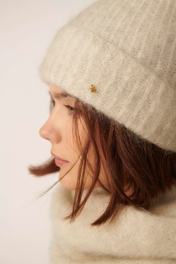 Bonnet Allan gris chiné Des Petits Hauts Canada