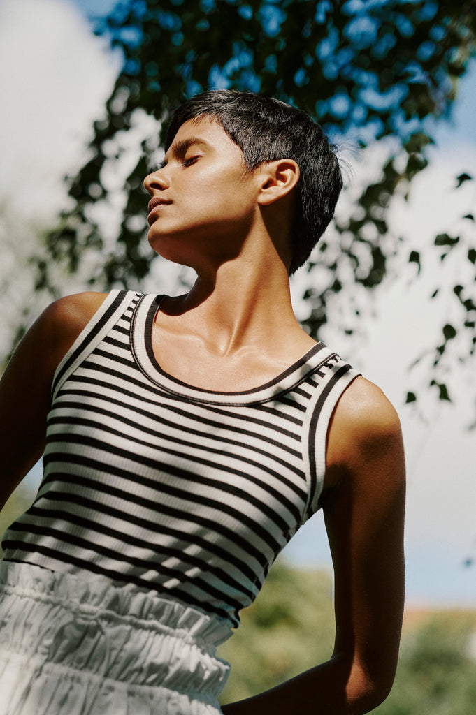 Cami Dagna - black / white INWEAR JUPON PRESSÉ Québec QC Canada