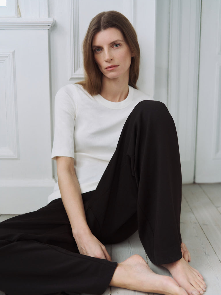 pantalon large confortable femme