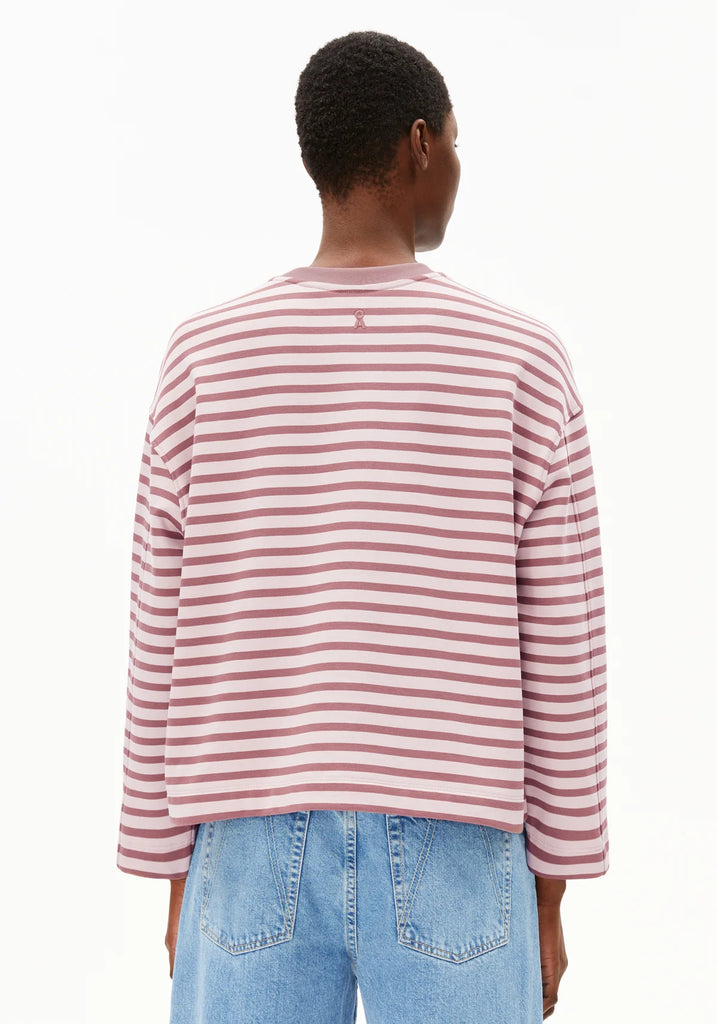 FRANKAA MAARLEN STRIPE
Sweatshirt from organic cotton Armedangels Québec, Canada