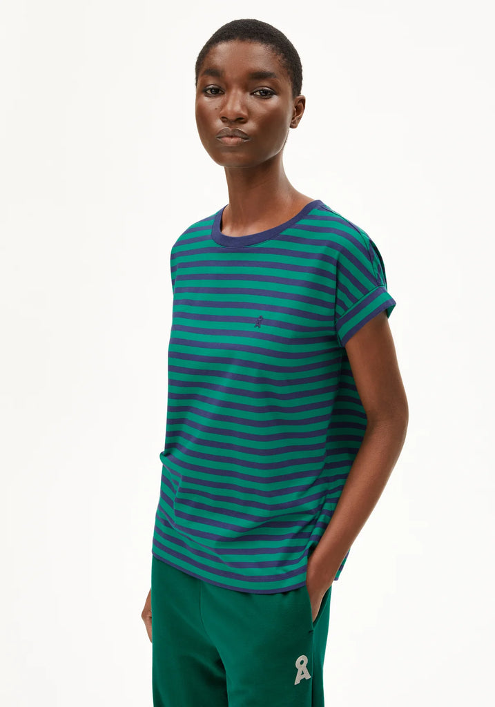 T-shirt Idaara stripes Québec Canada