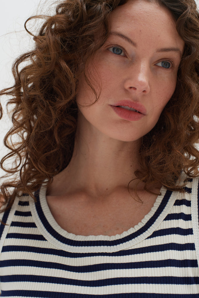 Camisole Dagna rayé noir et blanc InWear Québec Canada