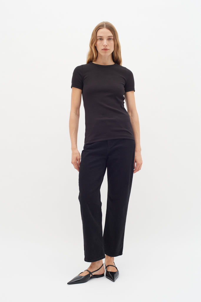 Haut basique noir femme