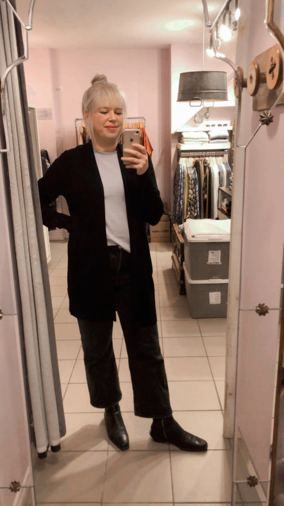 Veste longue noir inwear