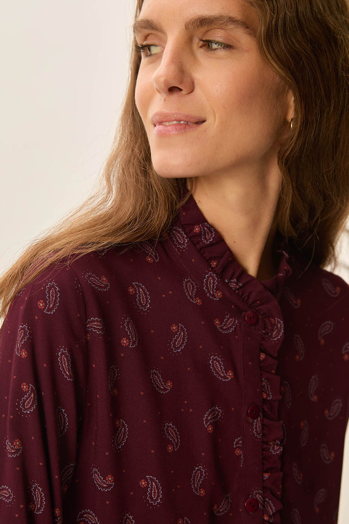 Robe Elyanou paisley Des Petits Hauts Canada