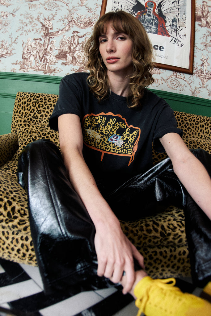 Tee-shirt Stevia anthracite FRNCH Québec, Canada