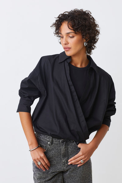 Blouse Lenzo noir Suncoo Québec, Canada