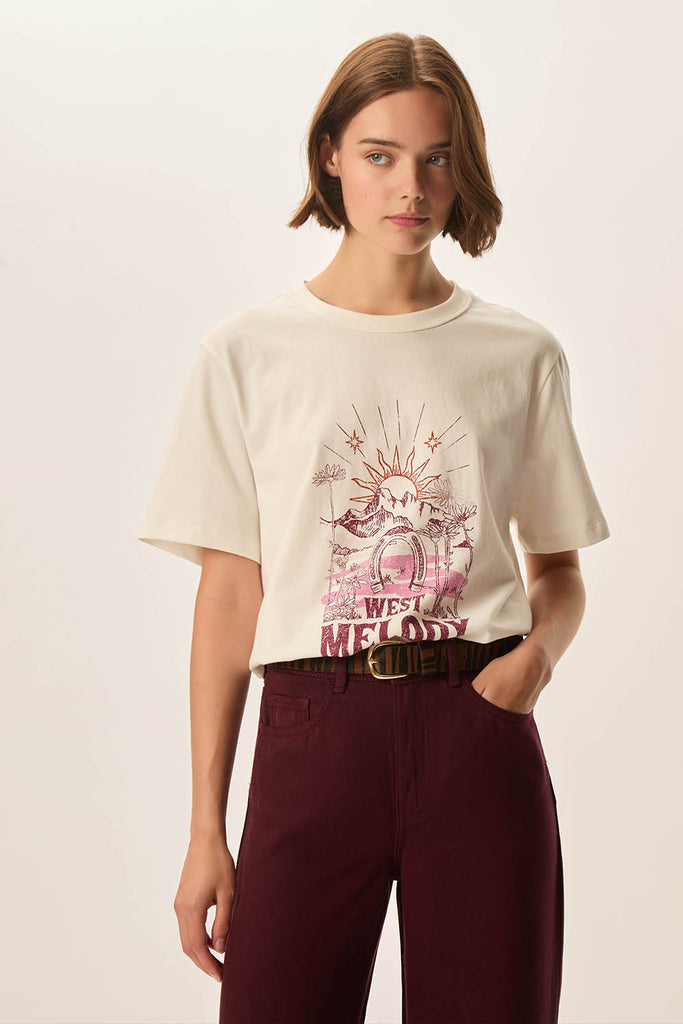 Tee-shirt Jessy écru Des Petits Hauts Canada