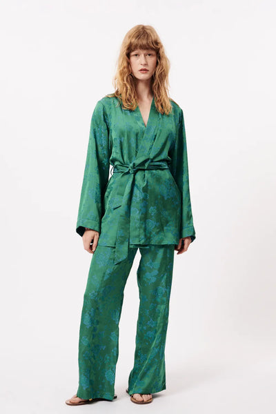 Pantalon Zita émeraude FRNCH dispo chez Jupon Pressé, Québec, Canada