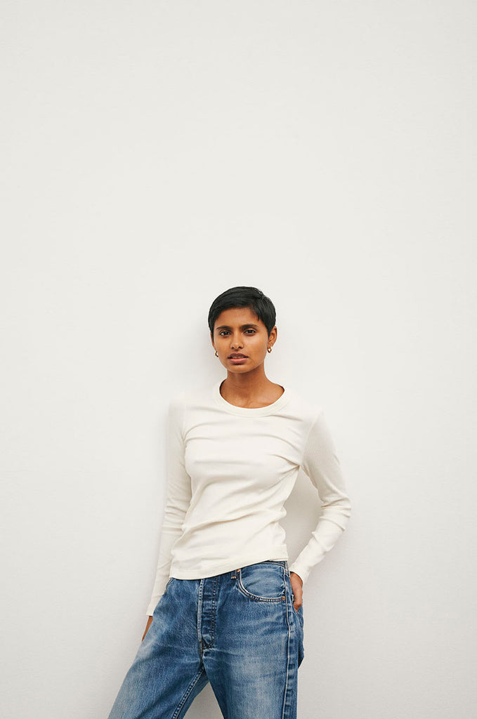 Dagna manches longues blanc InWear, Québec, Jupon Pressé