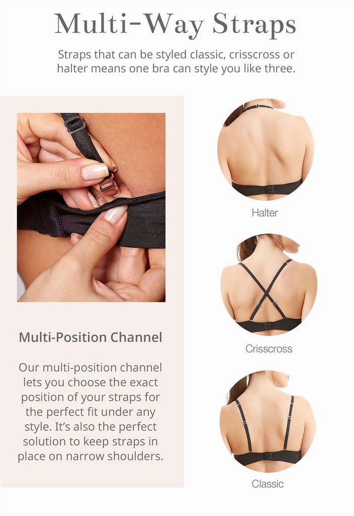 Soutien-gorge sans armature - noir MONTELLE Jupon Pressé QUÉBEC Canada