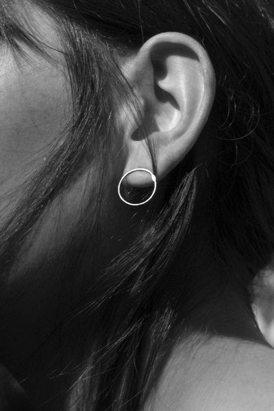 Boucles d'oreilles Anne Gabrielle Desmarais, Jupon Pressé, Québec, Canada