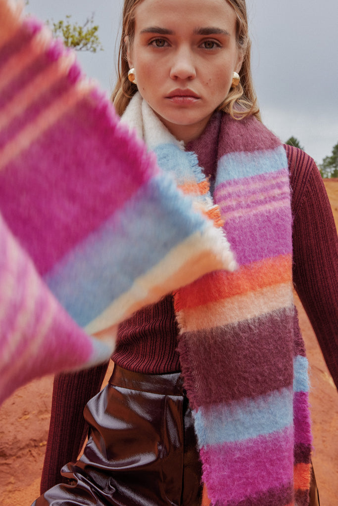 Foulard d'hiver, écharpe en laine Quebec 