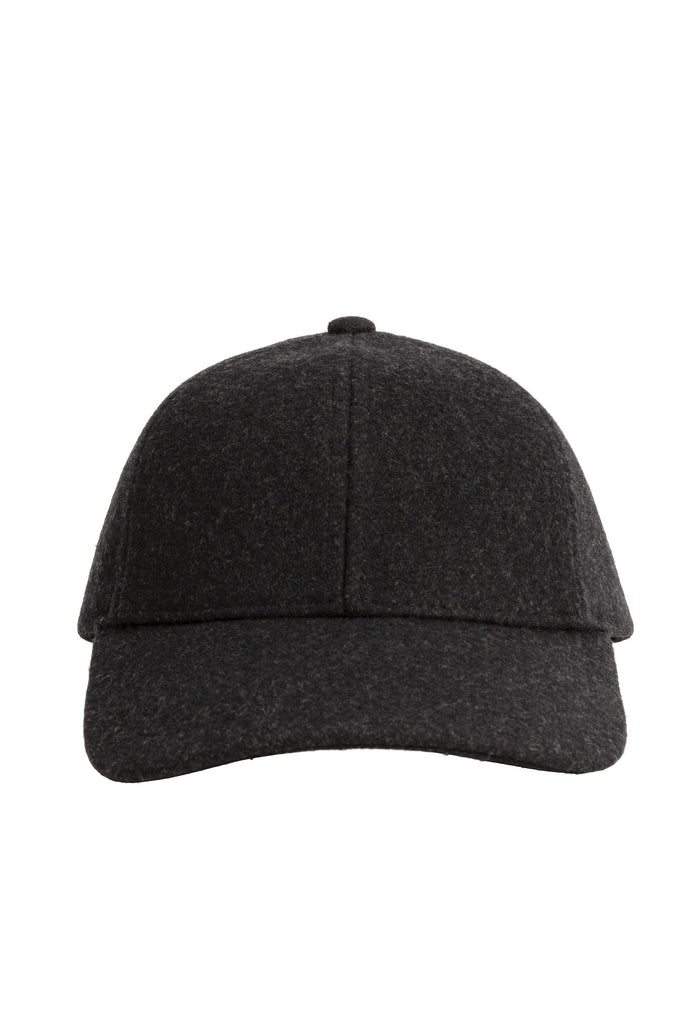 Casquette en laine noir chiné Yaya Québec, Canada