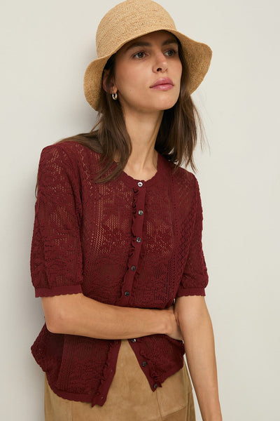 Cardigan ajouré à manches courtes Yerse Québec, Canada