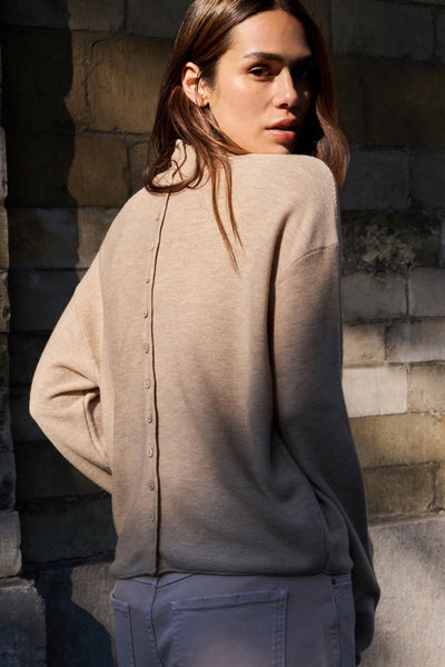 Pull léger dos boutonné Yaya Québec, Canada