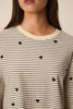 Tee-shirt Joséphine coeur noir Des Petits Hauts Québec, Canada