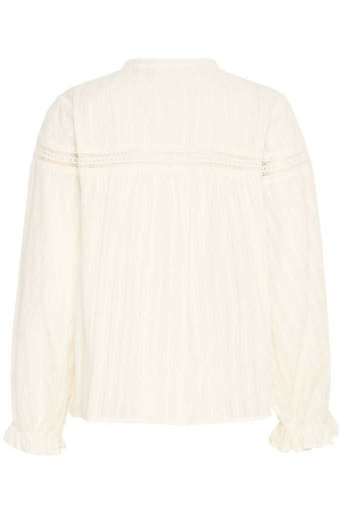 blouse manches longues coton