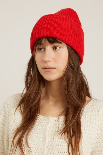 Tuque en laine Lucy rouge Naïf Québec, Canada