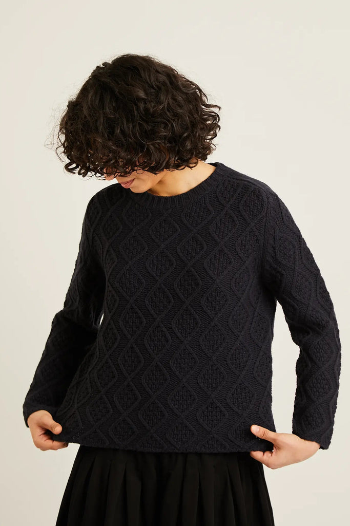 Pull en laine mérinos Vesper ink Naïf Québec, Canada