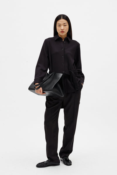 Pantalon satiné à taille élastique YumahIW noir InWear Québec, Canada