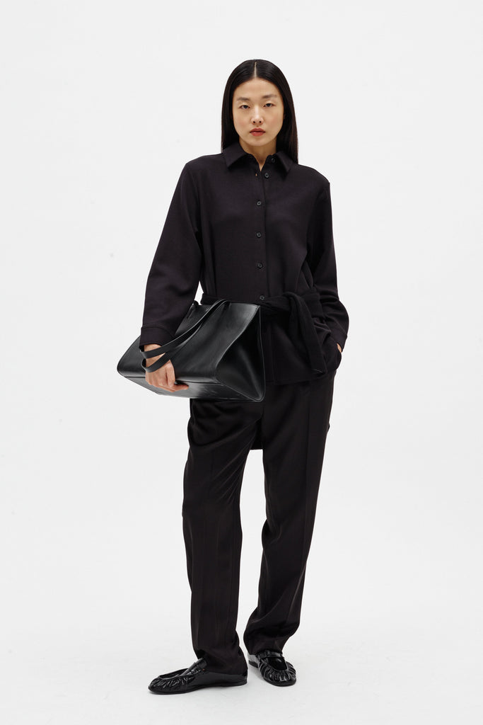 Pantalon satiné à taille élastique YumahIW noir InWear Québec, Canada