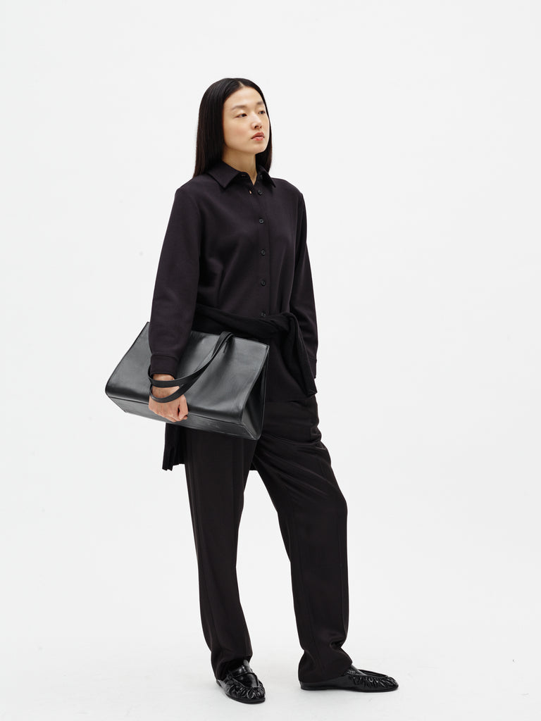 Pantalon satiné à taille élastique YumahIW noir InWear Québec, Canada