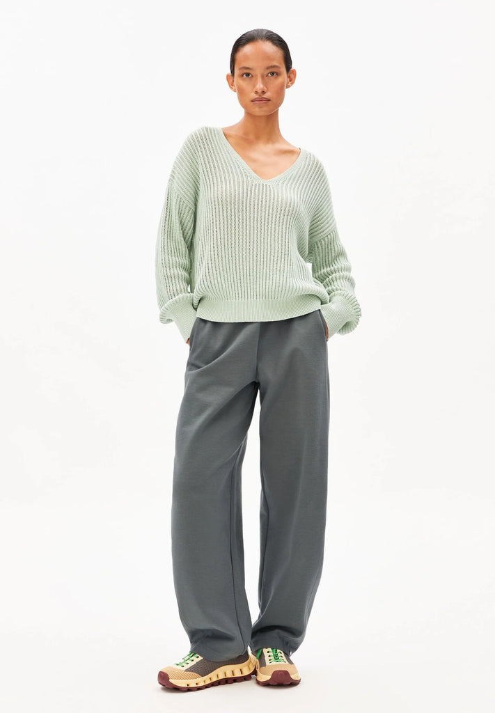 LINEN BLEND KNIT SWEATER ARMEDANGELS