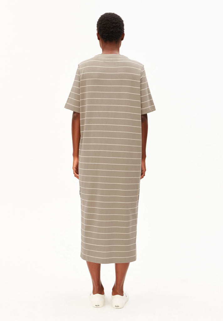 XELINAA FINE STRIPE MIDI DRESS Armedangels Québec, Canada