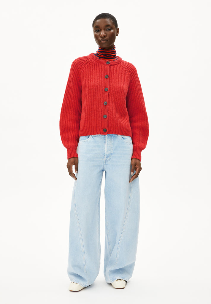 col roulé rayé Armedangels