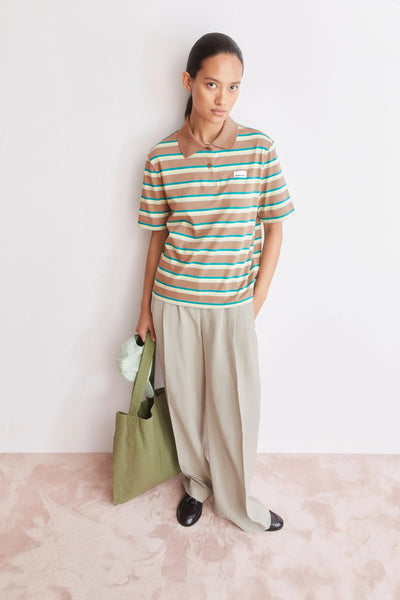 Polo rayé manches courtes Armedangels Québec, Canada