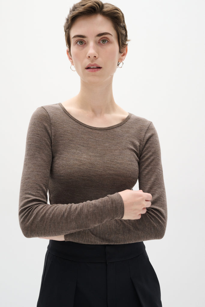 T-shirt FangIW brown melange  Québec, Canada