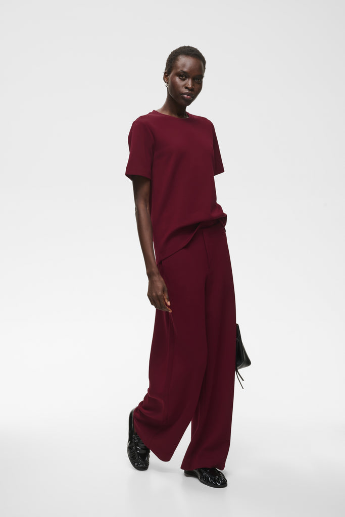 Tee-shirt en modal VincentIW bordeaux InWear Québec, Canada