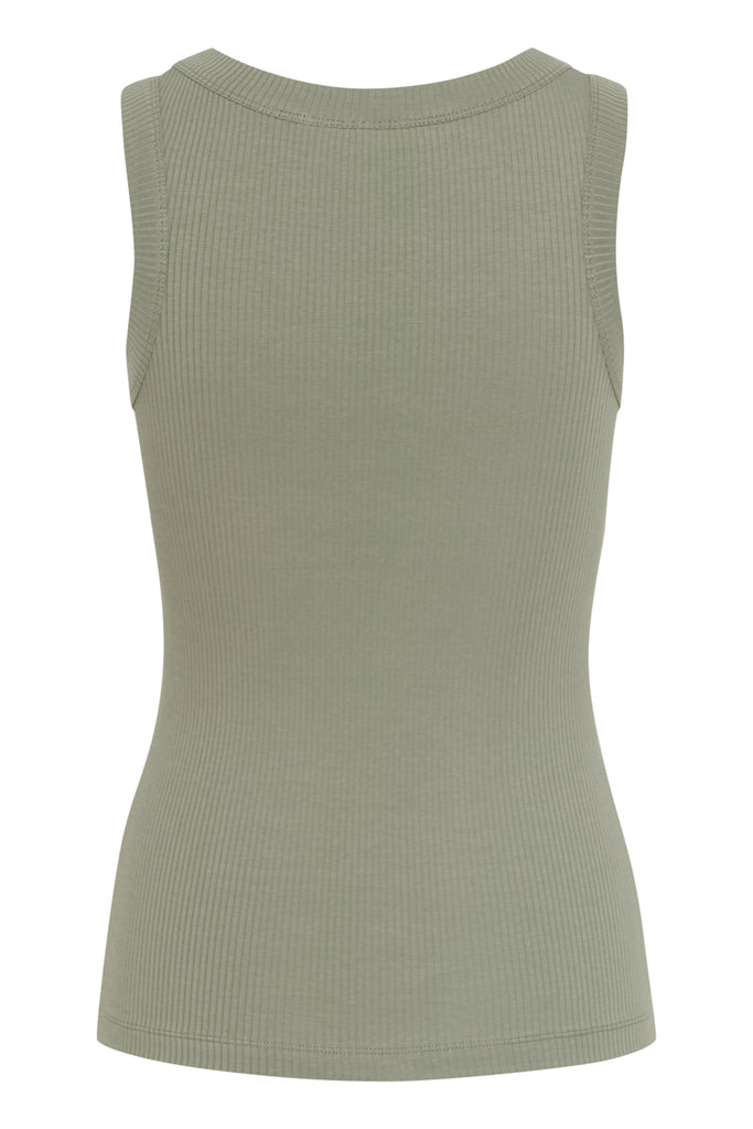 camisole verte femme