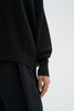 tricot 100% coton noir femme