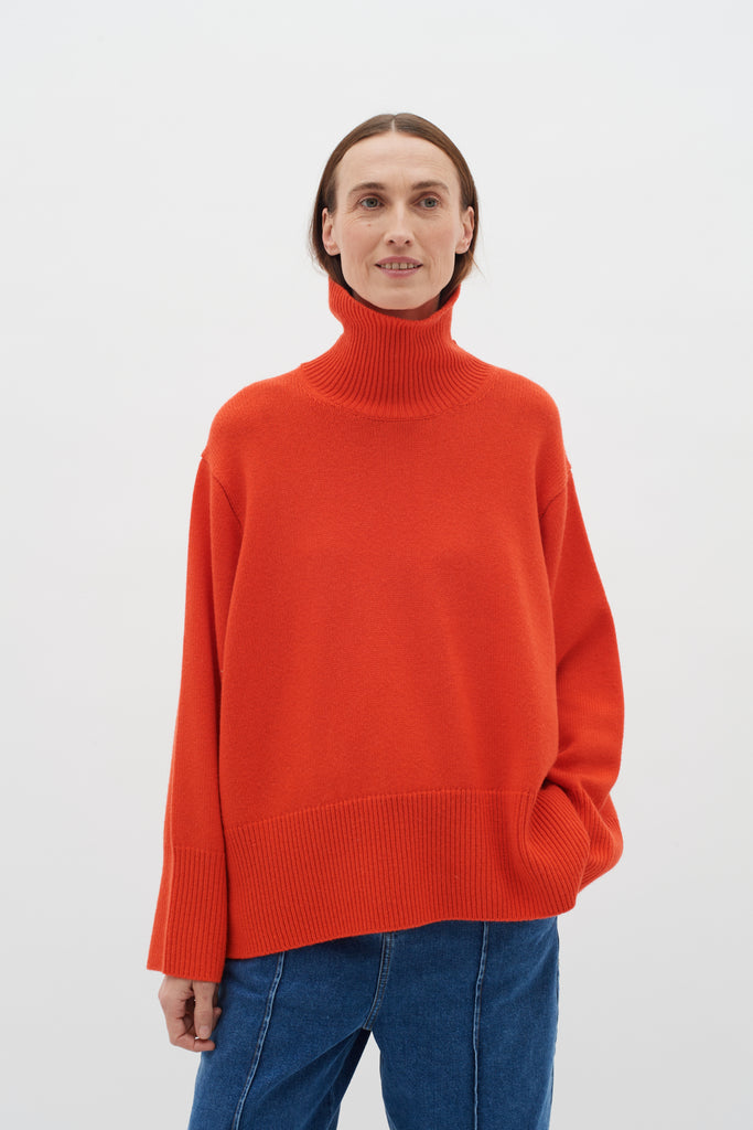 KaxyIW Turtleneck Pullover deep orange InWear Québec, Canada