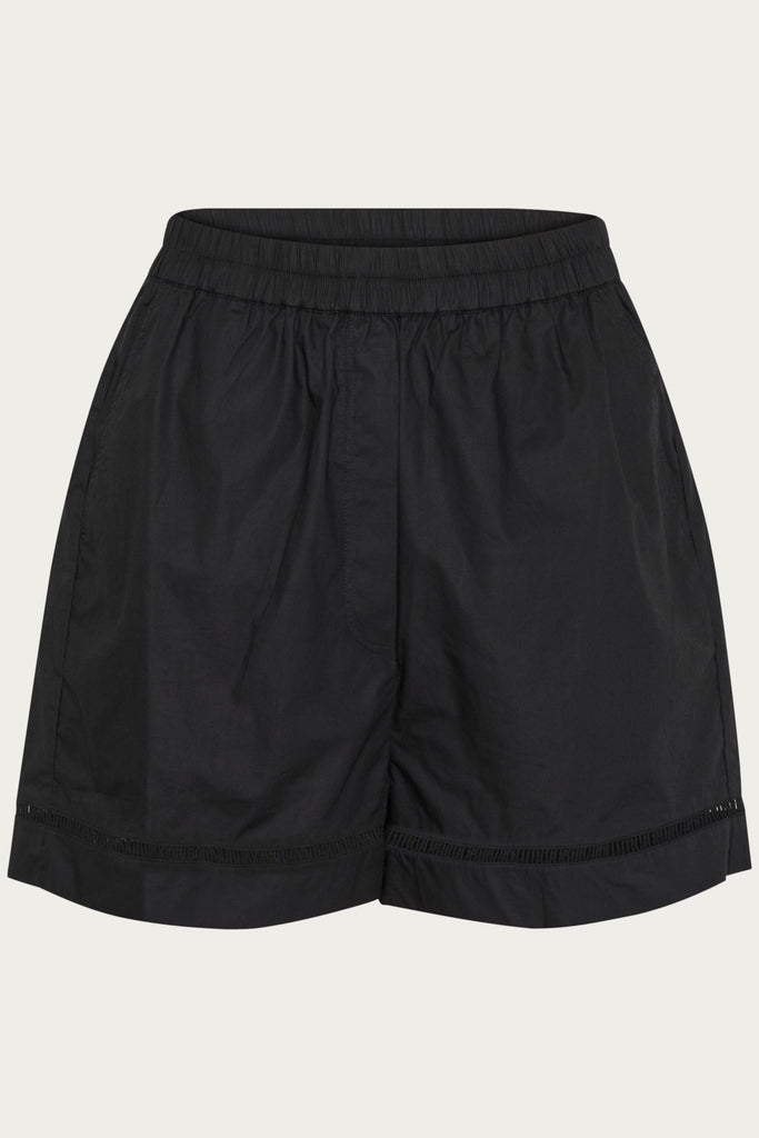 short en coton noir femme québec