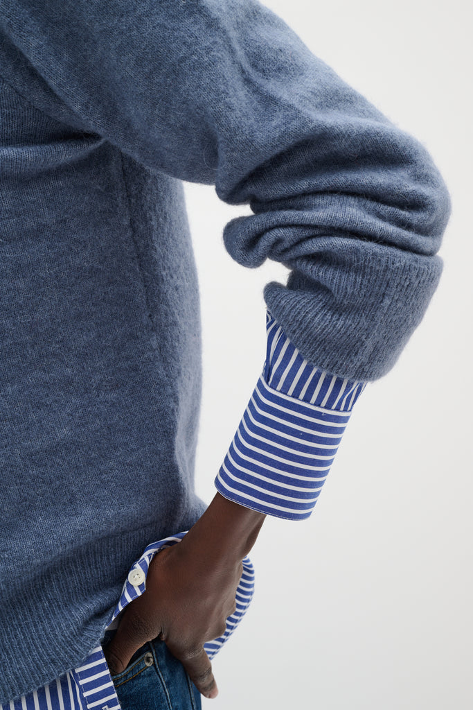 pull col V femme