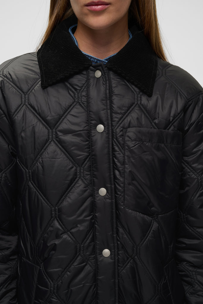 Manteau matelassé noir femme Québec, Canada
