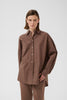 chemise en coton brune femme Québec