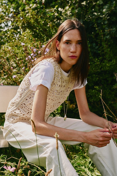 Camisole en tricot ajouré NeteIW écru InWear Québec, Canada