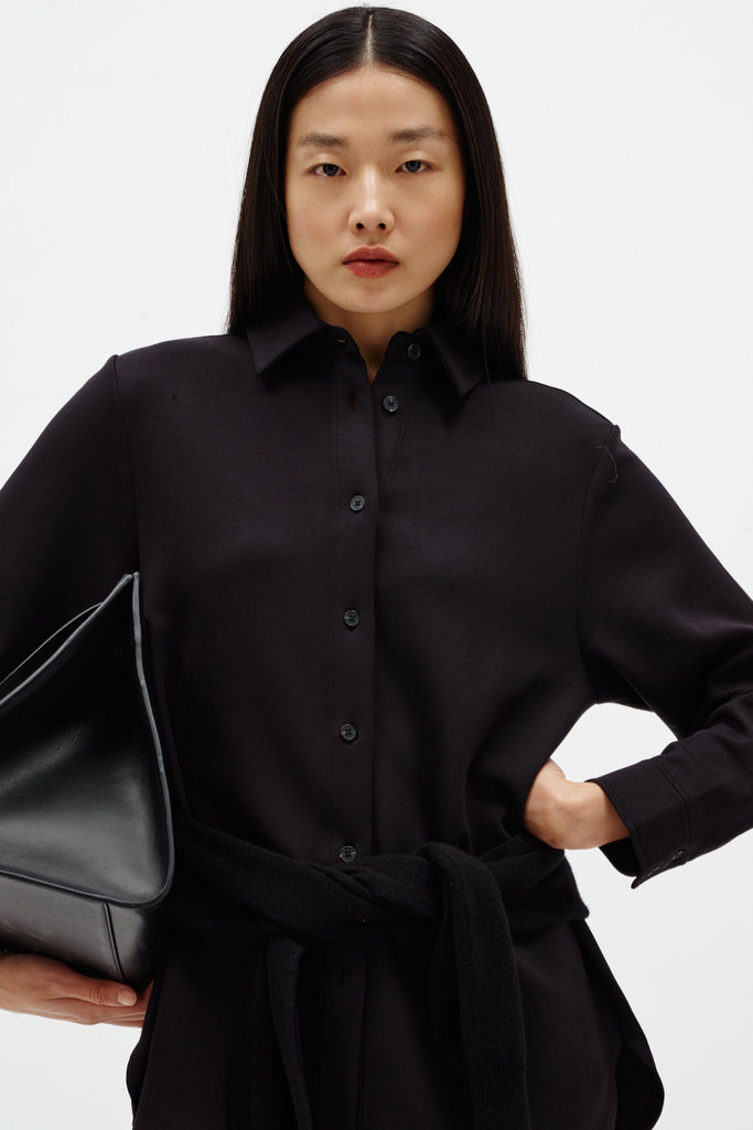 Chemisier oversize en modal BayaIW noir InWear Québec, Canada
