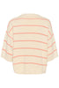 Pull à rayures roses femme Québec