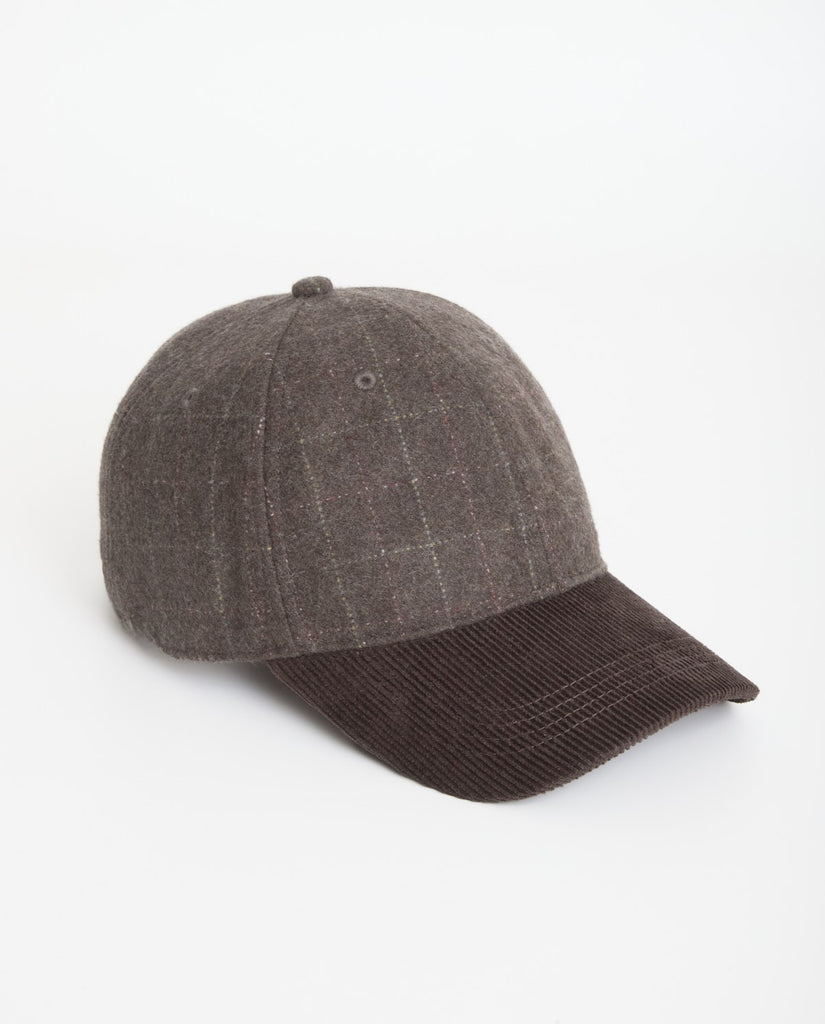 Casquette en velours côtelé et flanelle Yerse Québec, Canada