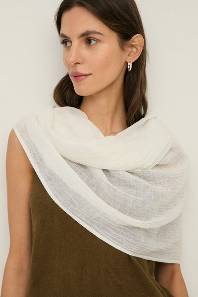 Foulard en mélange de coton et lin Yerse Québec, Canada