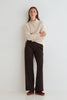 Pantalon large en maille marron Yerse Québec, Canada