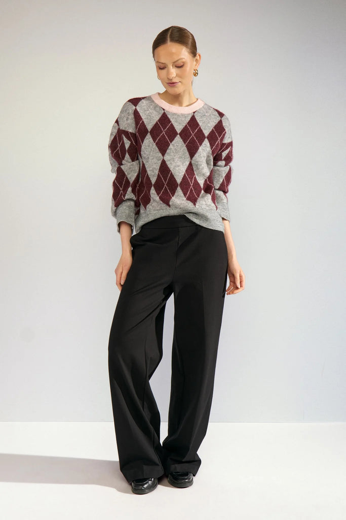 Pull à losanges pour femme Québec, Canada