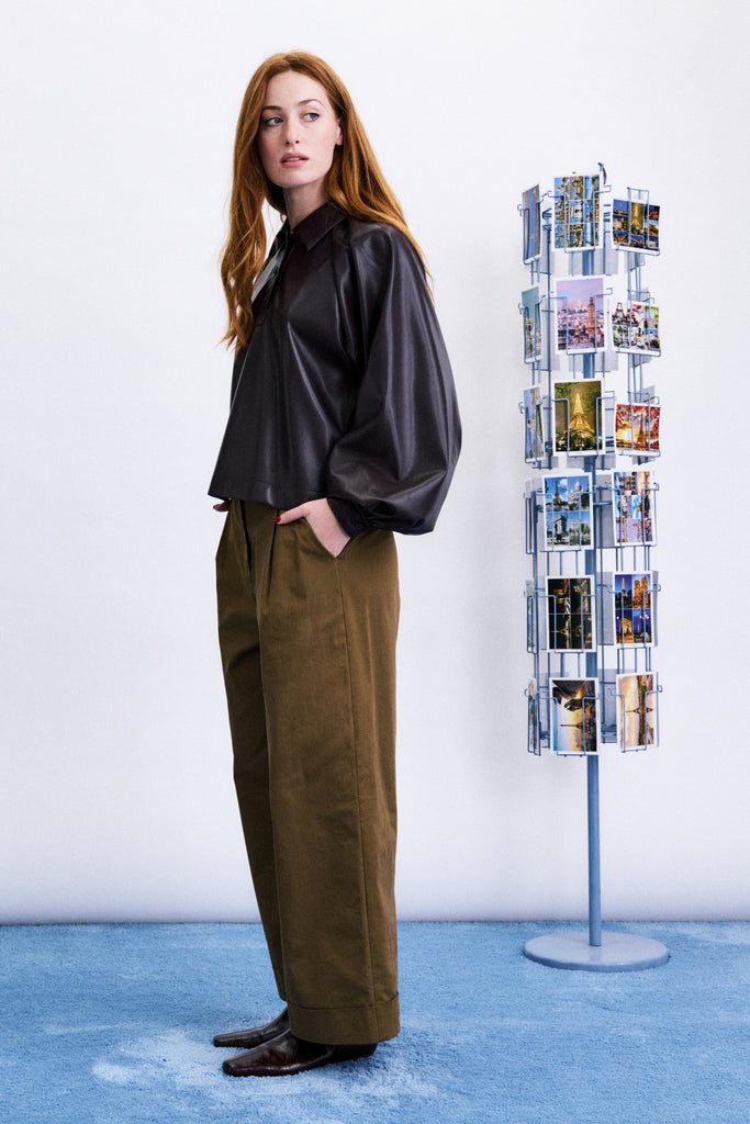 Pantalon de coton Norfolk - marron glacé FRNCH Québec, Canada