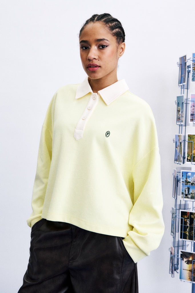 Polo ample Fukuoka - beurre FRNCH Québec, Canada